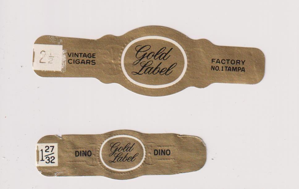 sigarenbanden - GOLD LABEL, Ophalen of Verzenden, Zo goed als nieuw, Sigarenbandjes