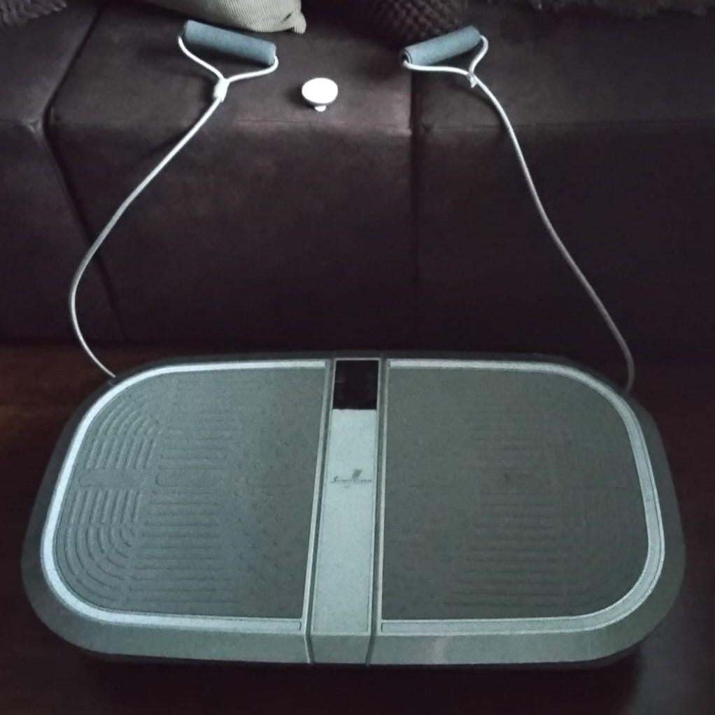 Sportstech VP300 Trilplaat met weerstandsbanden, Ophalen, Kunststof, Buik, Trilplaat