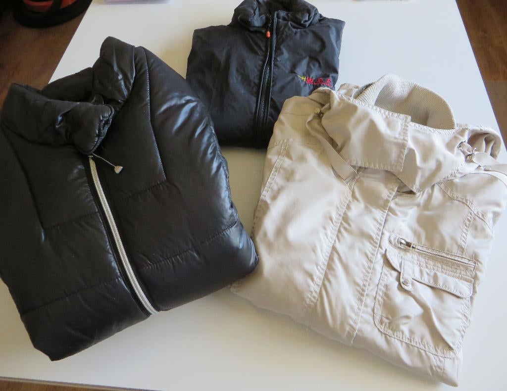 Jassen 3 stuks voor de prijs van 2., Kleding | Dames, Jassen | Zomer, Ophalen, Zwart, Maat 42/44 (L), Zo goed als nieuw