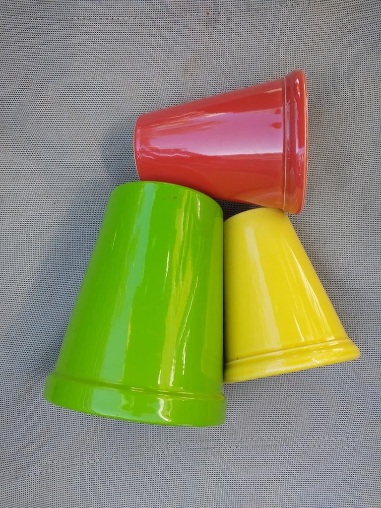 Potjes, Ophalen of Verzenden, Overige kleuren, Glas, Minder dan 50 cm