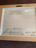 Andy Warhol met handtekening - Uniek kunstwerk, Ophalen of Verzenden