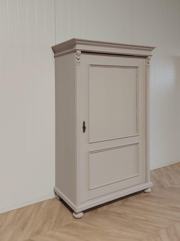 Landelijke klassieke kast, eendeurs, legkast, linnenkast, Ophalen of Verzenden