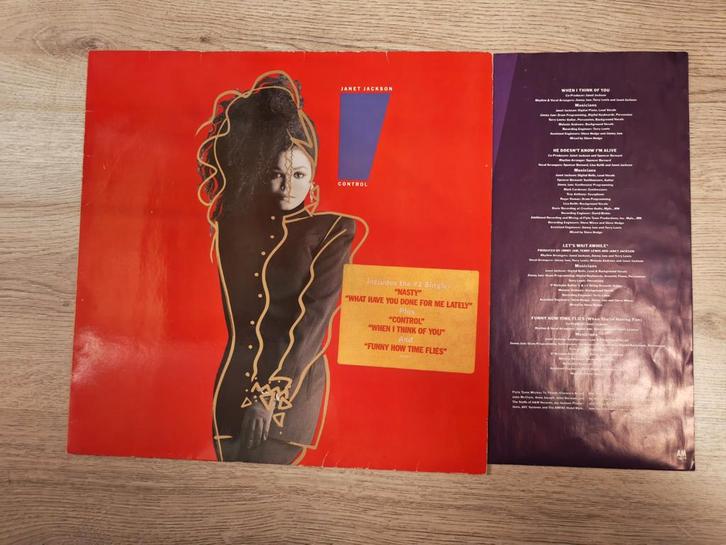 LP - Janet Jackson - Control (Vinyl), Cd's en Dvd's, Vinyl | Pop, Gebruikt, 1980 tot 2000, 12 inch, Ophalen of Verzenden