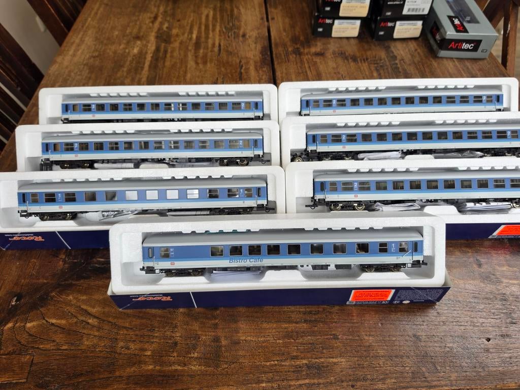 NS DB roco interregio serie 7 delig Nederlands Duits h0, Hobby en Vrije tijd, Modeltreinen | H0, Gelijkstroom, Ophalen of Verzenden