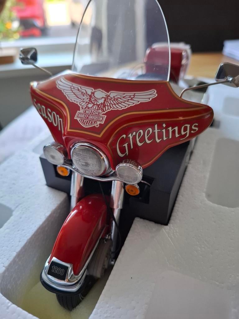 Franklin Mint Harley Davidson 1:10 electra glide Christmas, Ophalen of Verzenden, Nieuw, Motor