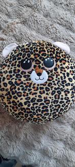 Leopard knuffelkussen - Squishmallow stijl, Ophalen of Verzenden, Zo goed als nieuw, Overige typen