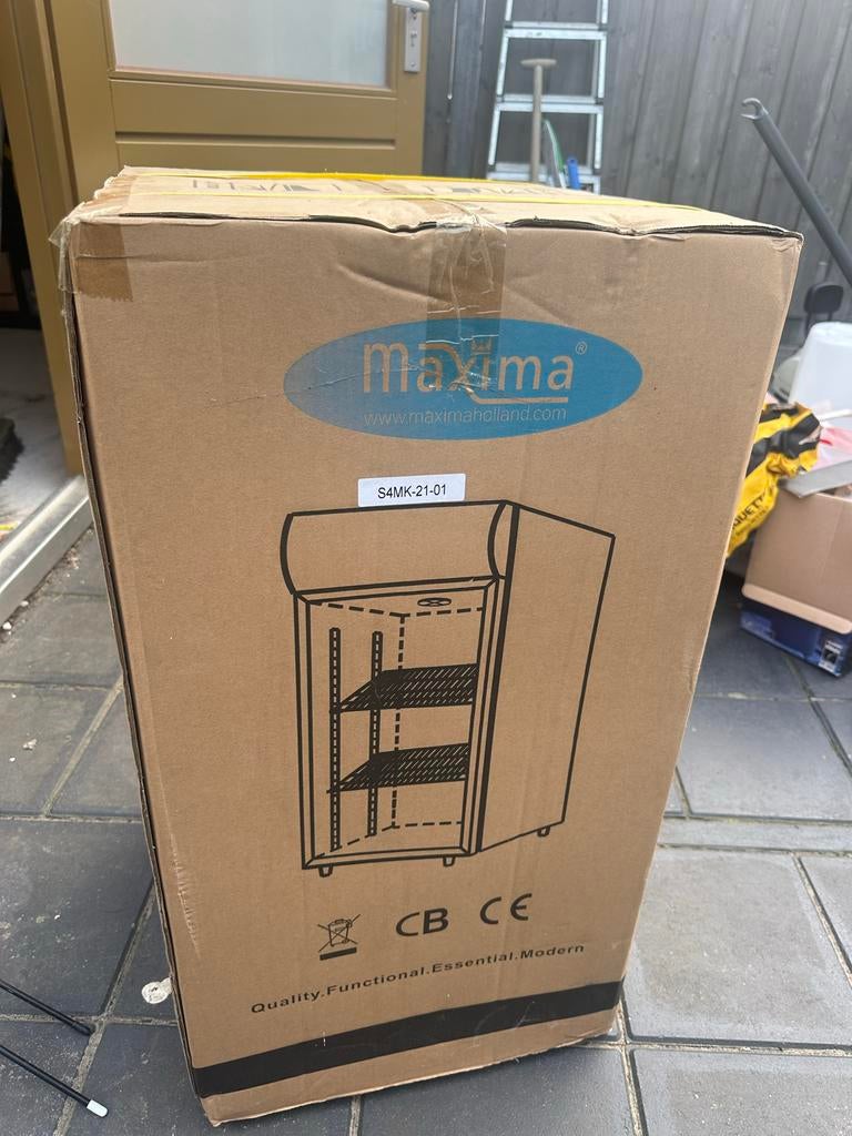Maxima Bottle Cooler 50L - Nieuw in doos, Zonder vriesvak, Nieuw, Minder dan 75 liter, 45 tot 60 cm