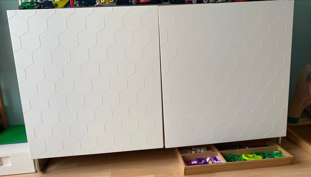 Witte deuren van Ikea Besta €20,00 per stuk, Huis en Inrichting, Kasten | Overige, Ophalen, Gebruikt