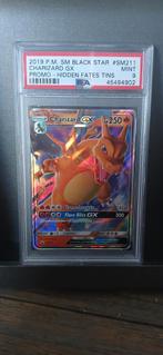 PSA 9 Charizard GX SM211 Hidden Fates Promo, Hobby en Vrije tijd, Ophalen of Verzenden, Zo goed als nieuw, Losse kaart