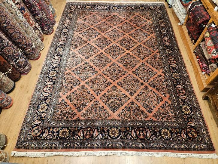Handgeknoopt oosters tapijt sarough 362x250, Huis en Inrichting, Stoffering | Tapijten en Kleden, Nieuw, 200 cm of meer, 200 cm of meer