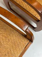 Art deco stoelen 1930-1940, Huis en Inrichting, Stoelen, Ophalen, Zo goed als nieuw, Bruin