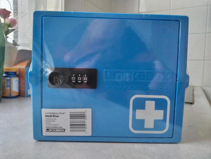 Lockabox One met Cijferslot - Afsluitbare Medicijnkast, Diversen, Verpleegmiddelen, Nieuw, Ophalen of Verzenden