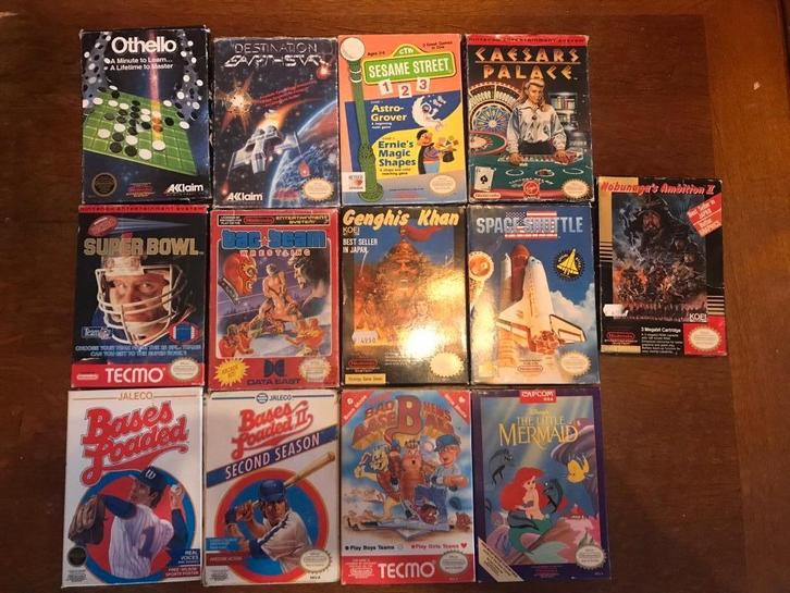 13 NTSC nes games, Spelcomputers en Games, Games | Nintendo NES, Zo goed als nieuw, Avontuur en Actie, 1 speler, Vanaf 3 jaar
