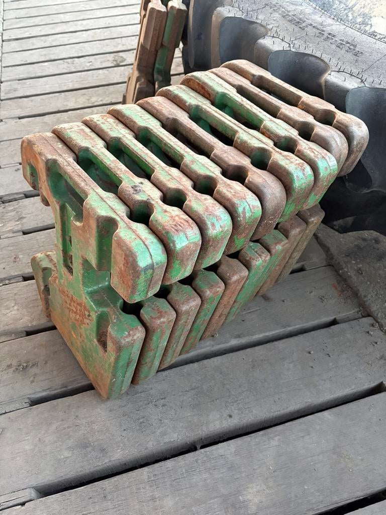 16x 40kg john deere frontgewichten te ruil!, Zakelijke goederen, Ophalen
