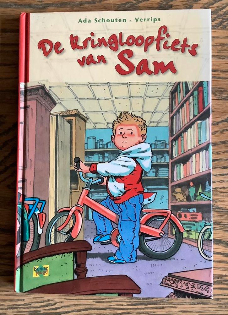 AVI-E3 DE KRINGLOOP FIETS VAN SAM 82 PAGINA'S ZGAN BOEK, Boeken, Kinderboeken | Kleuters, Zo goed als nieuw, Fictie algemeen, Ophalen of Verzenden