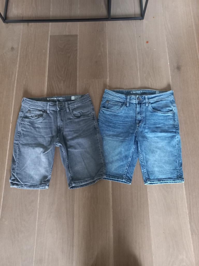 Garcia Jeans Shorts  korte broek  heren W27 en W28, Ophalen, Overige jeansmaten, Nieuw, Blauw