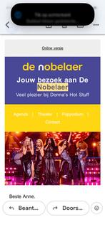 Tickets try out Hot Stuff donna summer, Twee personen, Maart