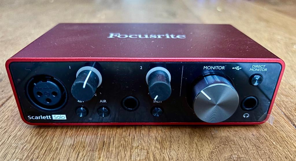 Focusrite Scarlett Solo 3rd Gen Audio Interface (geen kabel), Ophalen of Verzenden, Nieuw, Extern, Focusrite