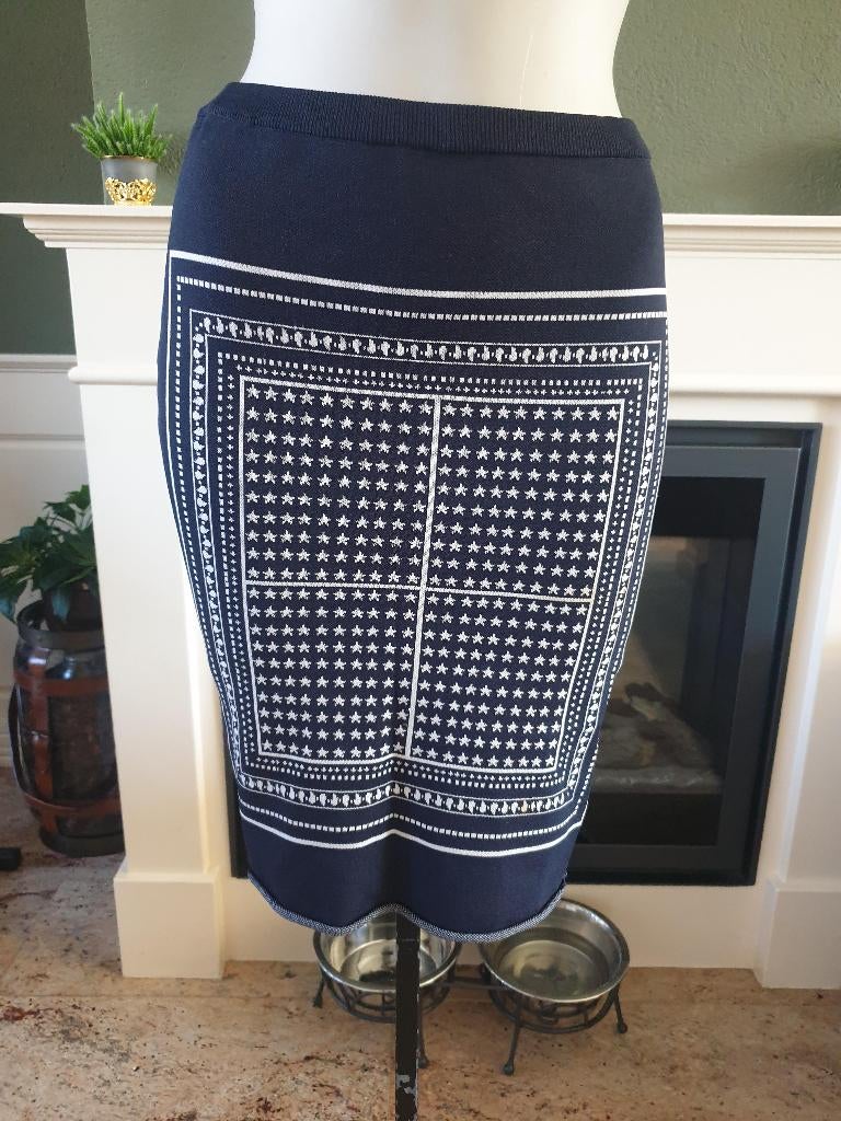 Samsoe Samsoe nieuwe blauwe rok mt 36 S, Nieuw, Knielengte, Samsoe Samsoe, Maat 36 (S)