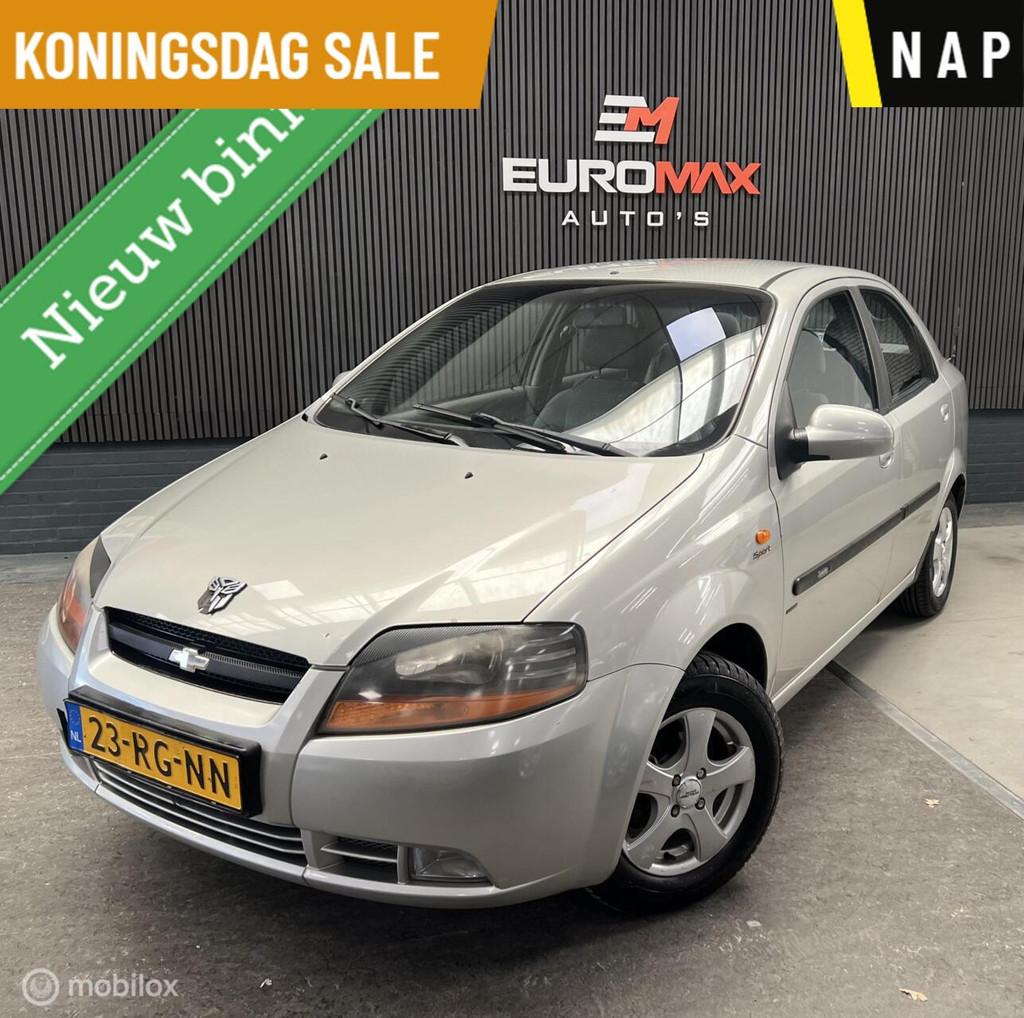 Chevrolet Kalos 1.4 Style Airco - NAP - Inruil Auto - Airco, 94 pk, Stof, 4 cilinders, Kalos