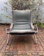 Gerard van de Berg Pitriet /Canvas Rohé Noordwolde fauteuil, Ophalen, Gebruikt, Loungen Pitriet Veranda Dutch Design Vintage, 75 tot 100 cm