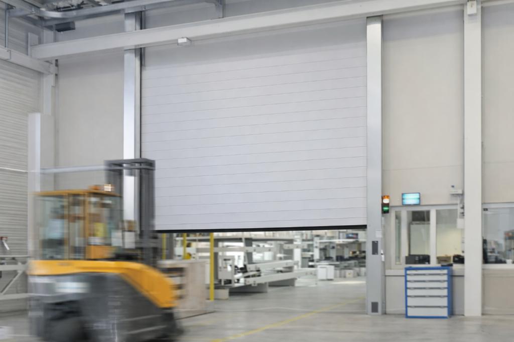 Hörmann Spiraalroldeur 5000 x 5000 mm vompleet met motor, Ophalen, Gebruikt, Overige typen, Metaal