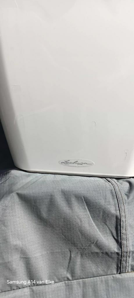 Lechuza bloempot wit - Zo goed als nieuw, Tuin en Terras, Bloempotten, 25 tot 40 cm, Kunststof, Vierkant, Ophalen of Verzenden