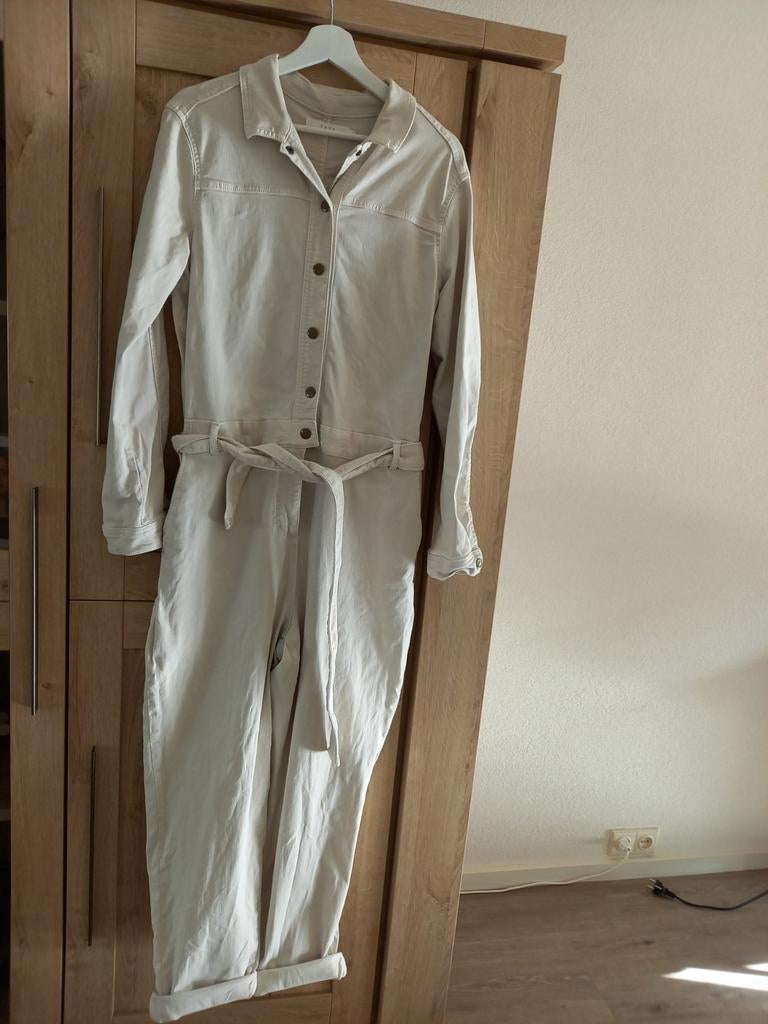 Yaya jumpsuit maat 40, Maat 38/40 (M), Beige, Ophalen of Verzenden, Zo goed als nieuw