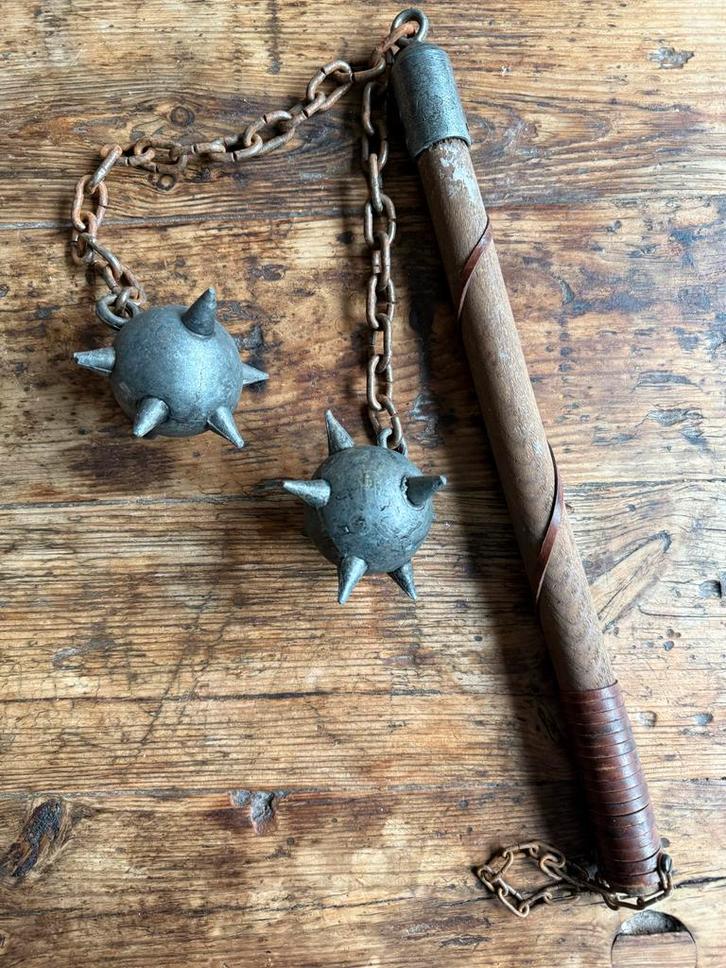 Strijdvlegel / Morgenster - Decoratief Middeleeuws Wapen, Verzamelen, Militaria | Algemeen, Ophalen of Verzenden