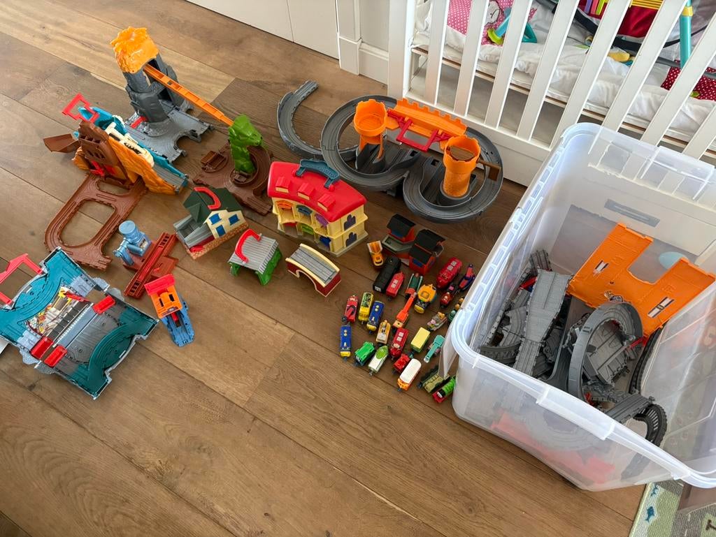 Thomas de trein en chuggington treinen en baan, Ophalen, Zo goed als nieuw