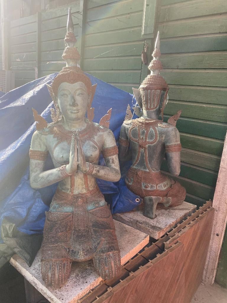 XXL-Thepphanom - 2 tempelwachters, Ophalen