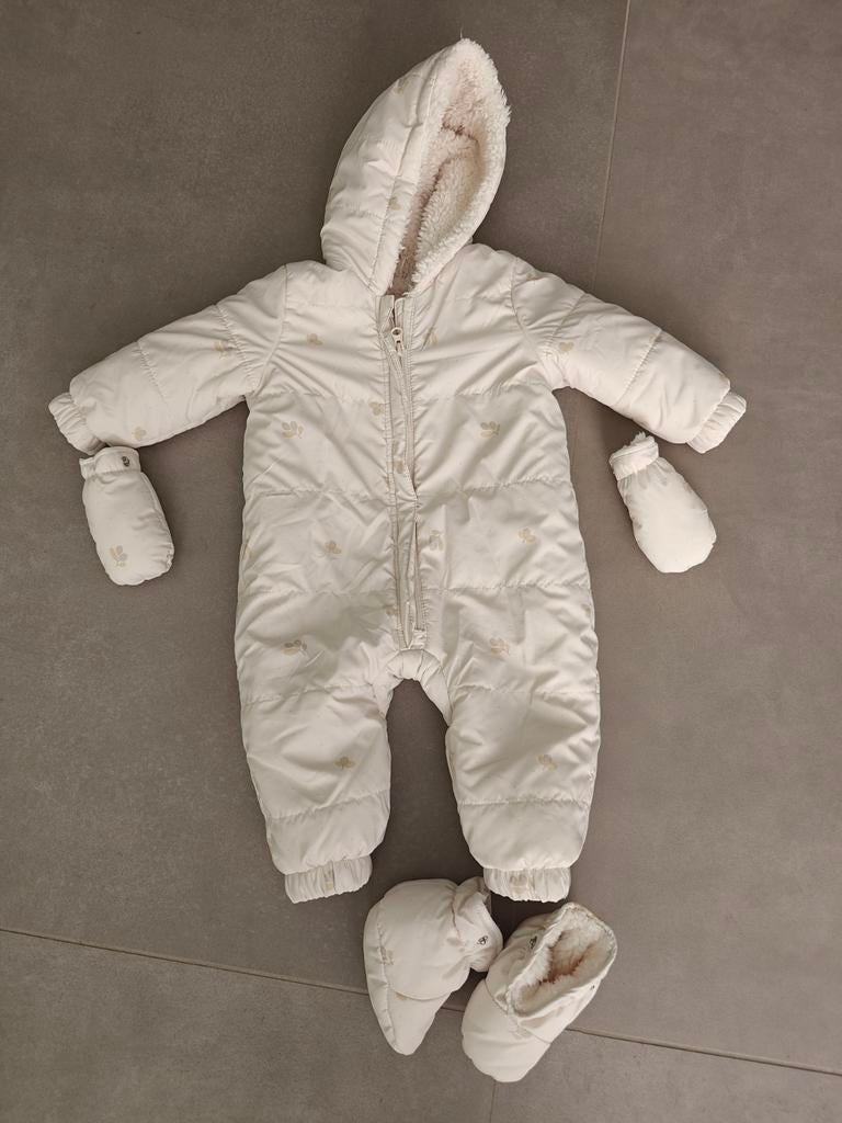 Zara skipak maat 80 met wantjes en slofjes, Kinderen en Baby's, Babykleding | Maat 80, Ophalen, Jongetje of Meisje, Zo goed als nieuw