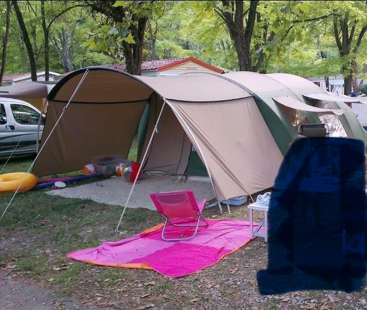 Falco Zeearend 6 tunneltent - Ruime gezinstent, Caravans en Kamperen, Tenten, tot en met 6, Gebruikt, Ophalen