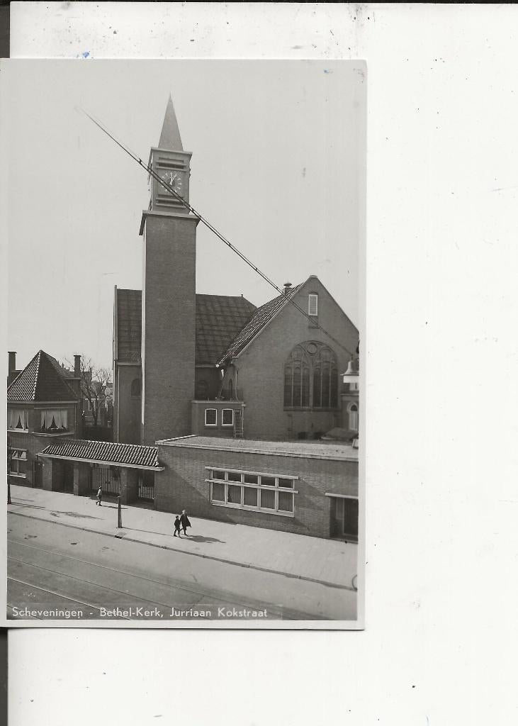Scheveningen Jurriaan Kokstraat Bethel Kerk, Ophalen of Verzenden, 1920 tot 1940, Ongelopen, Zuid-Holland