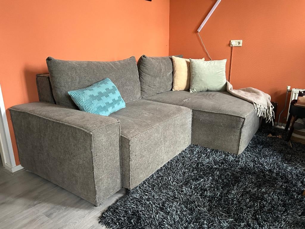Slaapbank Milo (Seats and Sofas) met opbergruimte, Ophalen, Gebruikt, 125 tot 150 cm, Hoekbank
