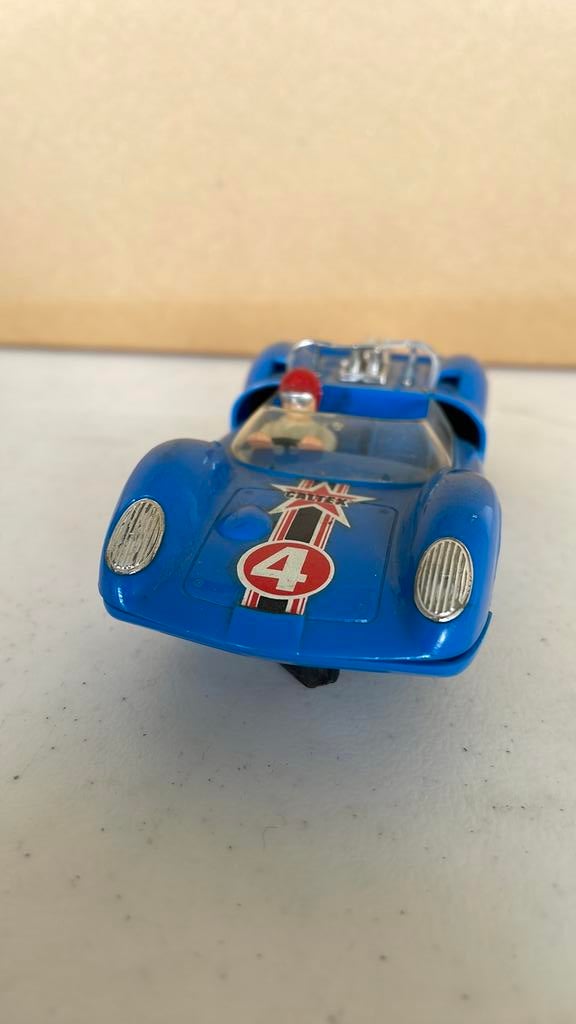 Fleischmann blauwe Lotus Caltex, Kinderen en Baby's, Speelgoed | Racebanen, Ophalen of Verzenden, Gebruikt, Elektrisch, Fleischmann