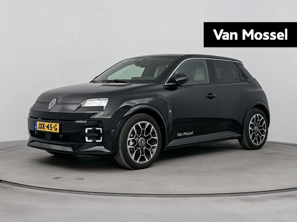 Renault 5 comfort range Roland-Garros 150Pk 52 kWh | Google, Auto's, Renault, Stof, Adaptive Cruise Control, Zwart, Origineel Nederlands