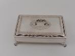 Zilveren lepeldoosje                                    Z103, Antiek en Kunst, Ophalen of Verzenden, Zilver