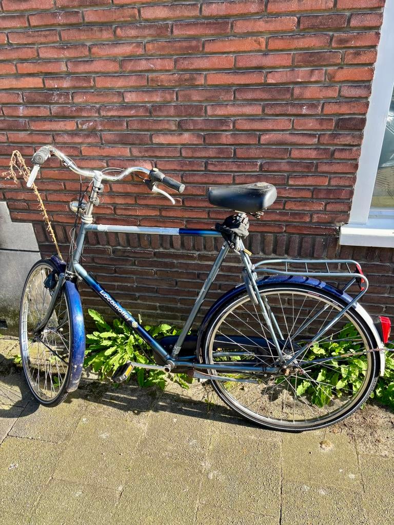 Herenfiets Locomotief, 3 versnellingen, handremmen, Ophalen
