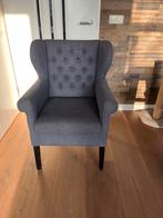 4x Comfortabele grijze eetkamerstoelen, Ophalen, Gebruikt, Vier, Stof