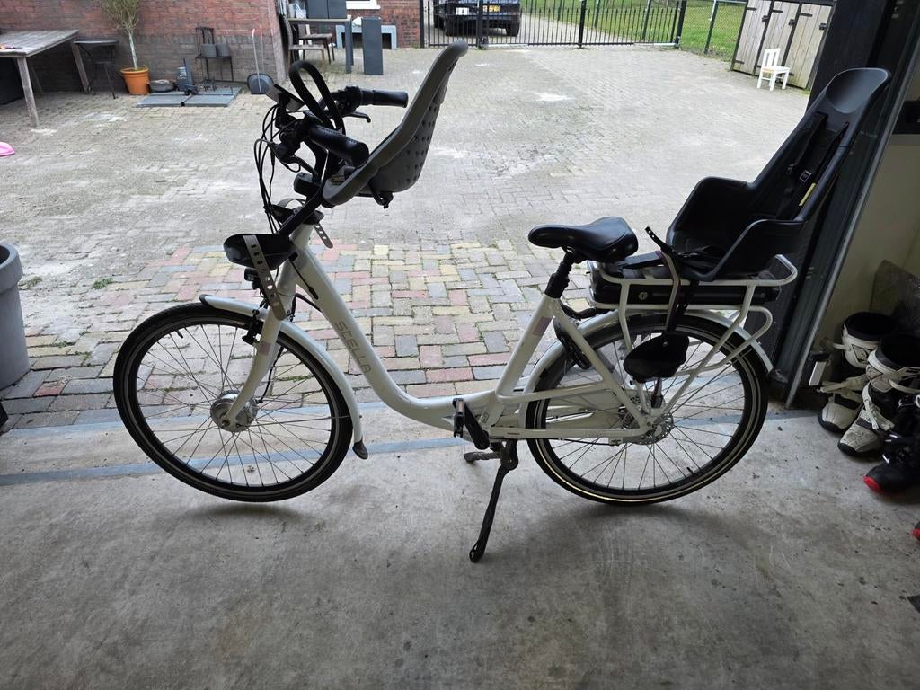 Stella Fiore elektrische moederfiets met voorzitje, Fietsen en Brommers, Elektrische fietsen, Ophalen