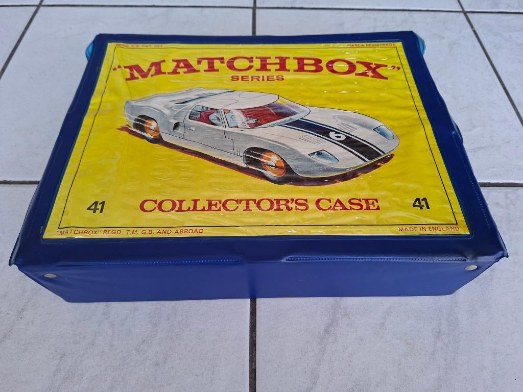 Matchbox KOFFER nr41 zeer netjes, met Lesney Matchbox autos, Ophalen of Verzenden, Gebruikt, Auto