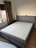 Antraciet bed 180x200 cm - Tweepersoons, Ophalen, Gebruikt, Tweepersoons, 180 cm