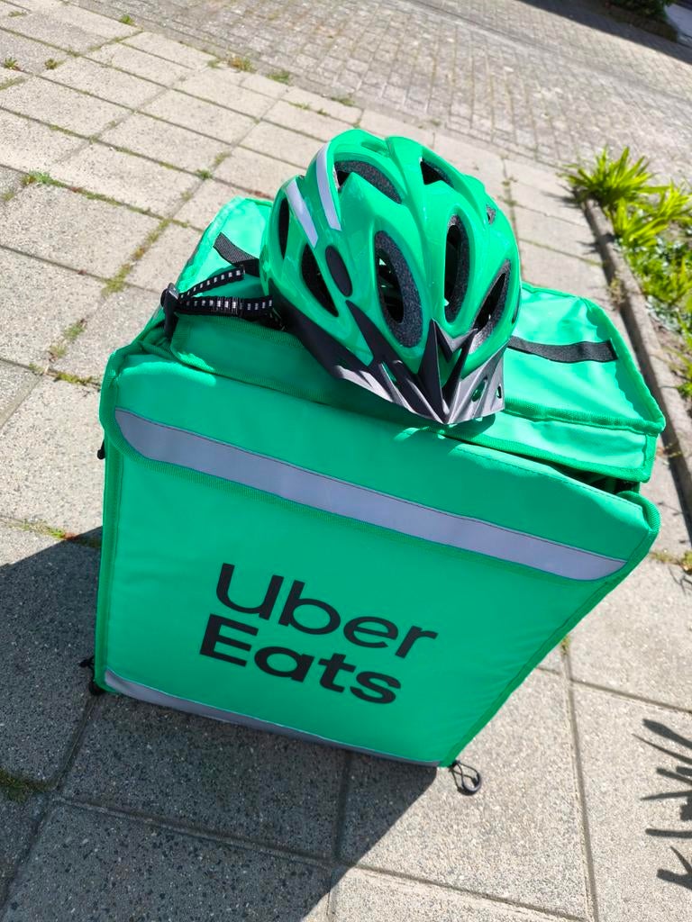 Uber eats Bag + Helmet, never used., Ophalen of Verzenden, Nieuw