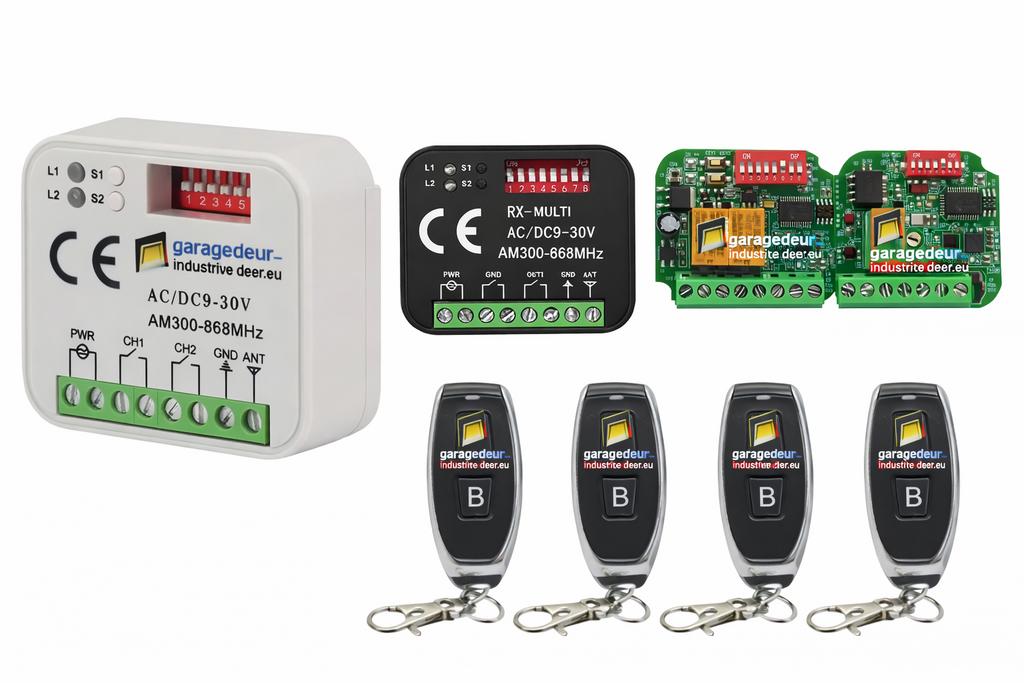 Afstandsbediening, handzender, deur deuren, garagedeur, rol, Ophalen of Verzenden, 120 cm of meer, 215 cm of meer, Garagedeur