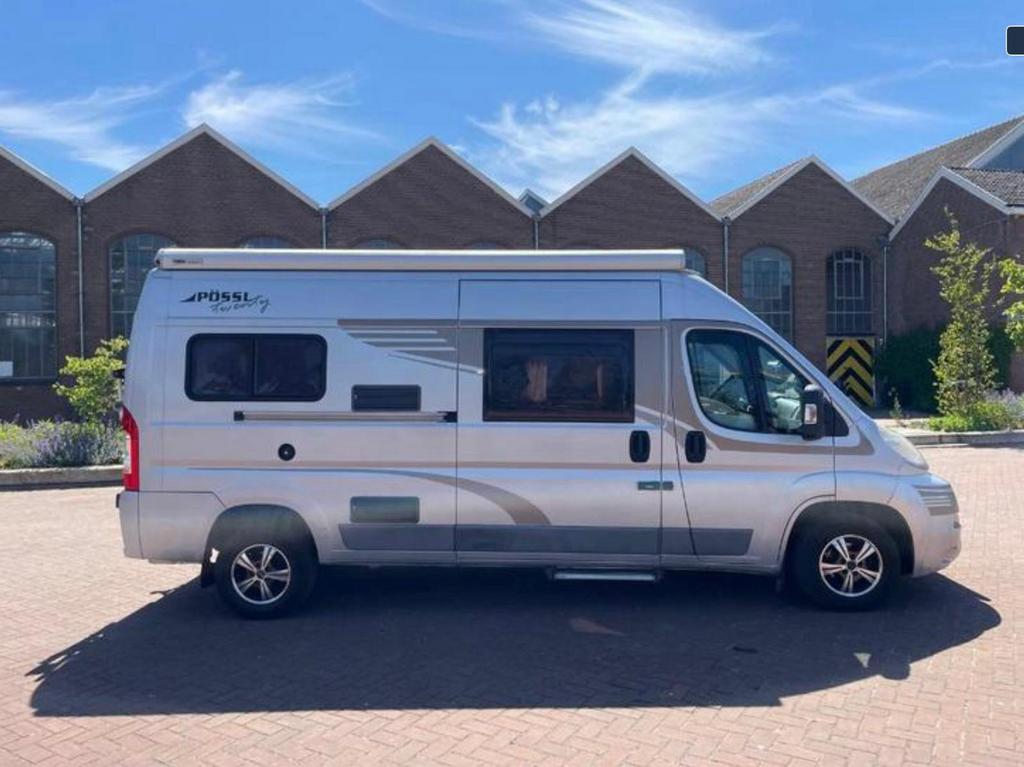 compleet uitgerust buscamper Possl, Caravans en Kamperen, Ringverwarming, Fiat, Pössl, Tot en met 3