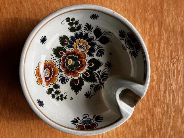 Vintage asbak, Delft Polychroom Handwerk, Ophalen of Verzenden