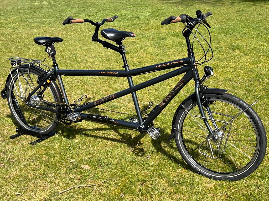 Santos Dubbele Travel tandem, Rohloff Magura HS 33, Fietsen en Brommers, Vering, 10 tot 15 versnellingen, ., Ophalen of Verzenden