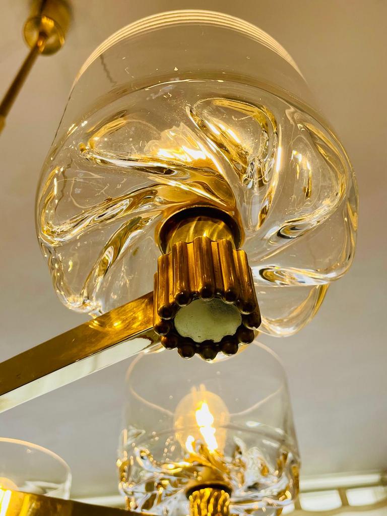 jaren 60/70 lamp retrolamp, Ophalen of Verzenden, Zo goed als nieuw, Glas, Hollywood Regency