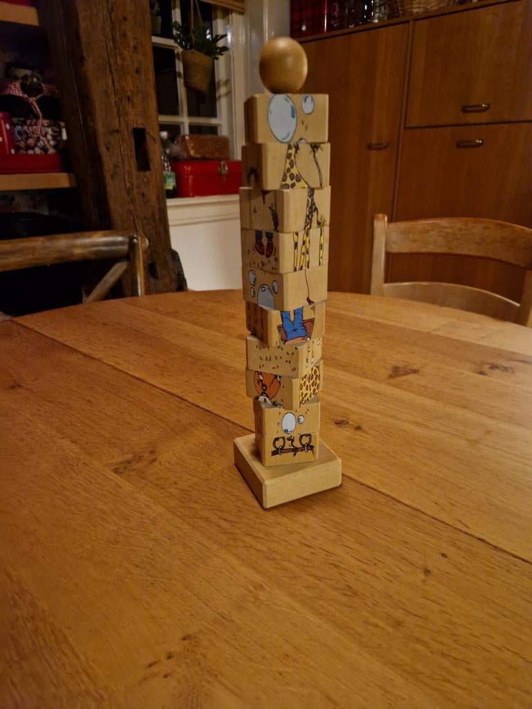 JANBIBIJAN HOUTEN PUZZEL, Ophalen of Verzenden, Zo goed als nieuw